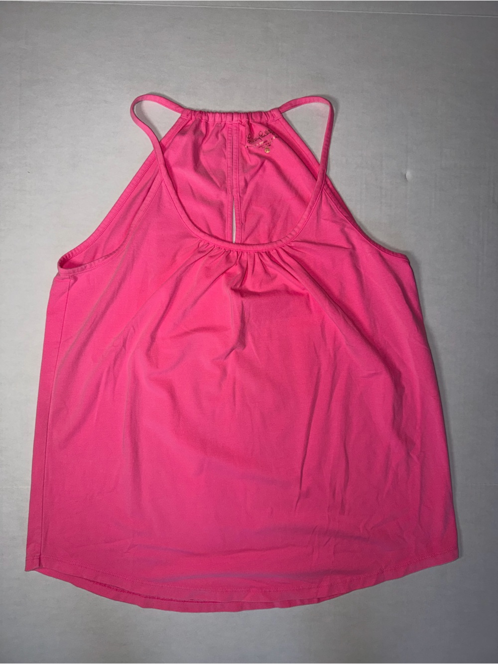 Lilly Pulitzer Hot Pink Halter Tank Top
